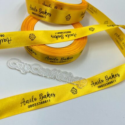 Customized 2cm Satin Ribbons - 50 Yards