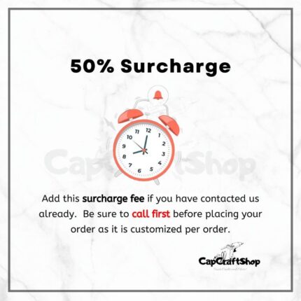 CapCraftShop Order Surcharge