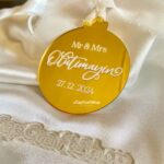 4-inch Mirror Gold-Custom-Christmas Ornament