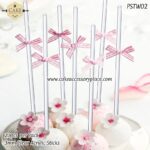 Pure Acrylic Lollipop Sticks Clear Reusable Cake Pops Stick for Making Candy Cupcake Toppers Dessert Chocolate Baking Tool