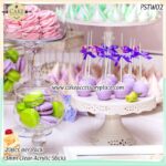 Pure Acrylic Lollipop Sticks Clear Reusable Cake Pops Stick for Making Candy Cupcake Toppers Dessert Chocolate Baking Tool