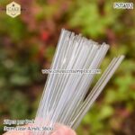 Pure Acrylic Lollipop Sticks Clear Reusable Cake Pops Stick for Making Candy Cupcake Toppers Dessert Chocolate Baking Tool