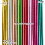 Metallic Gold Paper Drinking Straws CraftsupplyShop CakeAccessoryPlace