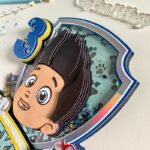 Paw patrol Cake acTopper | Custom Name & Age | Birthday Decoration