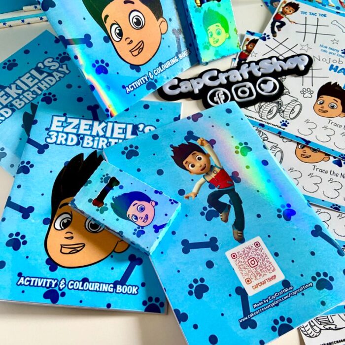 Paw patrol coloring book, ryder activity book, crayon pack