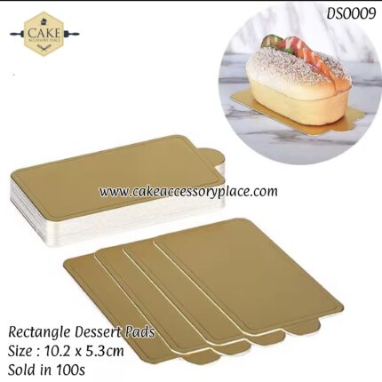 Rectangle Dessert Pads - 100pcs