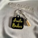 Scannable Digital Social Media Keychain, NFC, Business Card, Tap and Follow, QR Code, Smart Business Keyring, Tik Tok, Instagram, Cash App