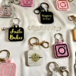 Scannable Digital Social Media Keychain, NFC, Business Card, Tap and Follow, QR Code, Smart Business Keyring, Tik Tok, Instagram, Cash App