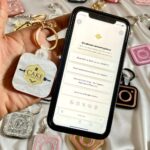 Scannable Digital Social Media Keychain, NFC, Business Card, Tap and Follow, QR Code, Smart Business Keyring, Tik Tok, Instagram, Cash App
