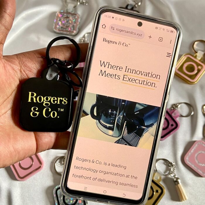 Scannable Digital Social Media Keychain, NFC, Business Card, Tap and Follow, QR Code, Smart Business Keyring, Tik Tok, Instagram, Cash App