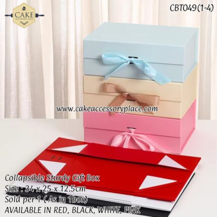 Collapsible Sturdy Gift Box - 1pcs