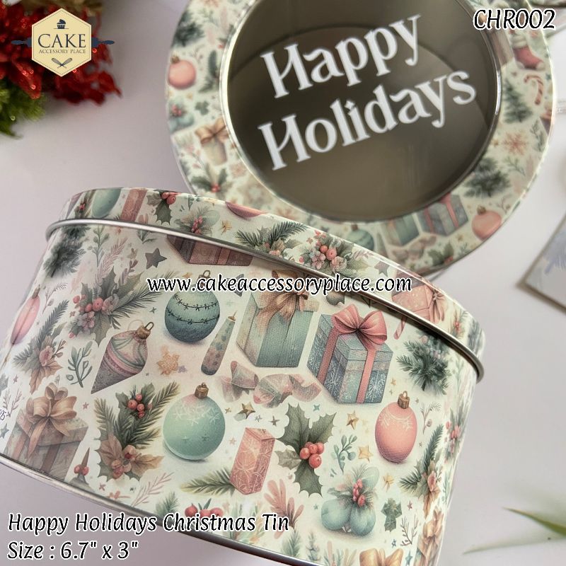 cakeaccessoryplace christmas cake tins food grade christmas tins, cookie tins, cake tins, candle tins, gift christmas tins