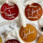 first christmas ornament acrylic painted ornament