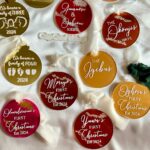 first christmas ornament acrylic painted ornament