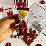 Custom Football Ac milan birthday Activity brochure, activity brochure, football trifold brochure, CapCraftShop Party Box favor, Welch treats, Chivita Juice Box, Chpa Chups Lollipop, Chocolate Bar, Coloring Activity Sheet, Crayons
