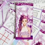 Custom CapCraftshop Rumi kpop demon hunters birthday activity sheet, activity tri fold brochure sheet Activity brochure, activity brochure, football trifold brochure