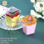 150ml Square Cups with Lids - 25pcs - Image 5