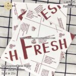 Pattern 5 Greaseproof/Wax Paper - 25pcs - Image 2