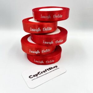 2cm Customized Satin Ribbons with Foil