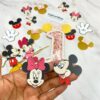Minnie Mouse Themed Shaker Cake topper