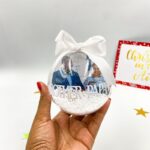 10cm Custom Picture/Logo Christmas Ornament - Image 2