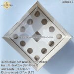 Bento Box with 12cavity - 1pcs