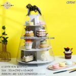 4Tier Sturdy Paper Dessert Display Stand - 1pcs - Image 3