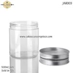 500ml PET Jars with Silver Lids -12pcs - Image 5