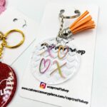 5cm Round Custom Acrylic Keychain - Image 2