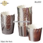 Silver Paper Foil Baking Cups - 50pcs - Image 2