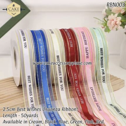 Best Wishes for you Ribbon - 1pcs