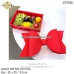 Red Lush Box with Bow - 1pcs - Image 3