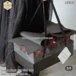 Black Lush Box with Bow - 1pcs