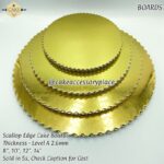 Gold Scallop Edge Boards - 5pcs - Image 2