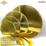 Gold Scallop Edge Boards - 5pcs