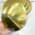 Gold Scallop Edge Boards - 5pcs - Image 3