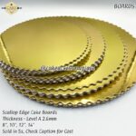 Gold Scallop Edge Boards - 5pcs - Image 4