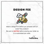 Design fee, personalization