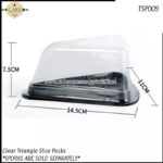 Clear Triangle Packs - 50pcs - Image 3
