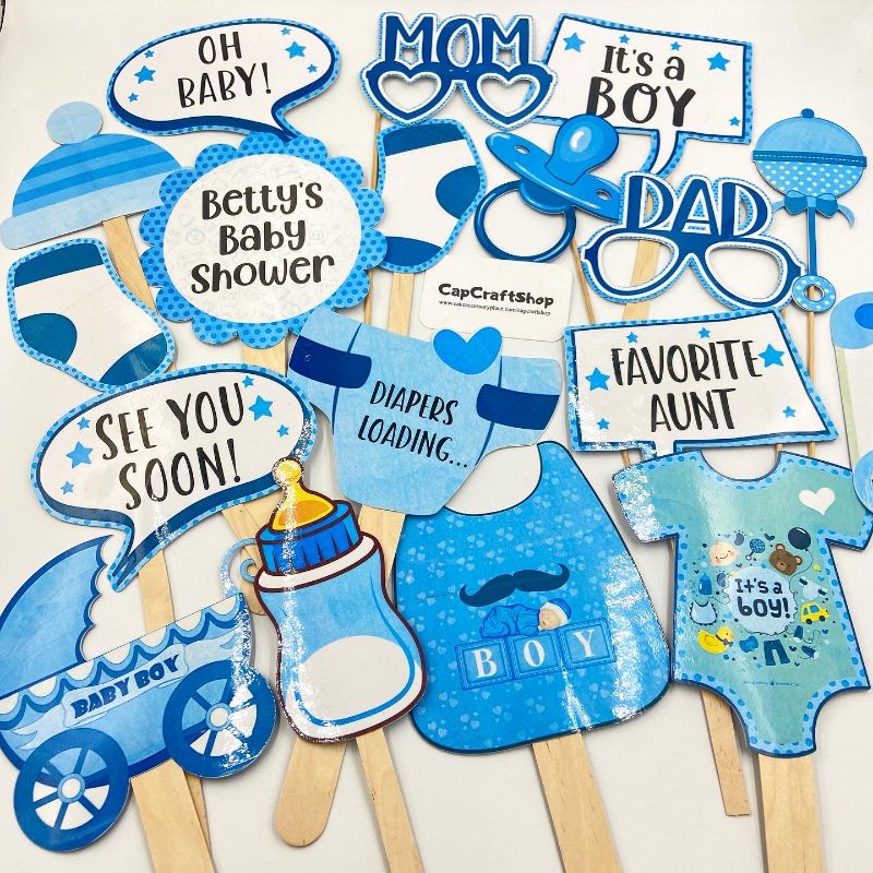 Custom-Baby-Shower-Photo-Props.jpg Customized Photo Props - Image 1