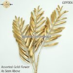 Assorted Gold Flowers - 1pcs
