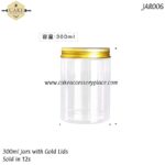 300ml Plastic Jars With Lids - 12pcs - Image 3