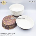 Round Brown Baking Pack -10pcs