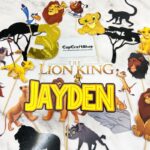 CapCraftSHop Lion King charater printed cake toppers