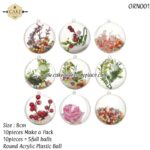 Round Ornament Ball/Baubles - 5balls - Image 5