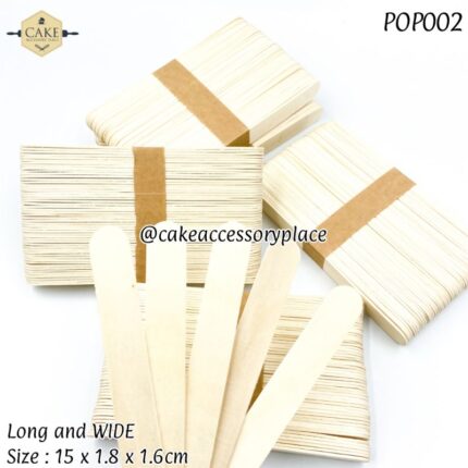 Long & Wide Popsicle Sticks - 50pcs