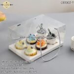 6hole Clear Box with Ropes - 1pc