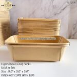 Light Brown Loaf Pack - 20pcs