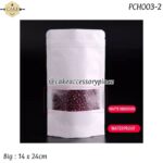 White Kraft Standup Pouch - 50pcs - Image 2