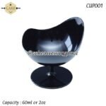 Black Chair/Scallop Cups - 10pcs - Image 3